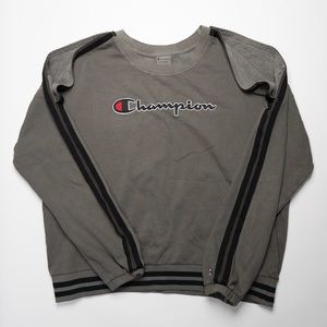 Champion Vintage Dye Fleece Cold Shoulder Sweater